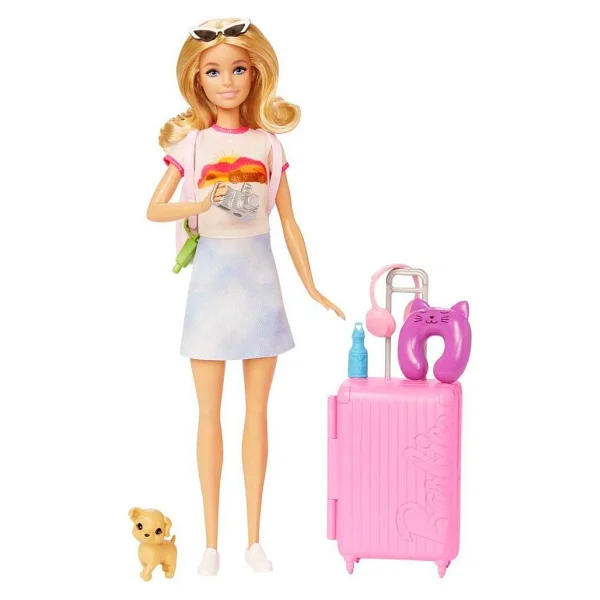 Barbie Seyahatte Bebeği Ve Aksesuarları Fwv25 - Görsel 4