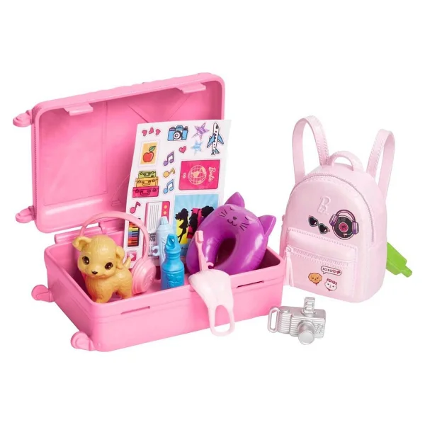 Barbie Seyahatte Bebeği Ve Aksesuarları Fwv25 - Görsel 5