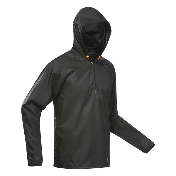 Quechua Erkek Outdoor Yağmurluk - Siyah - Raincut Decathlon - Görsel 4