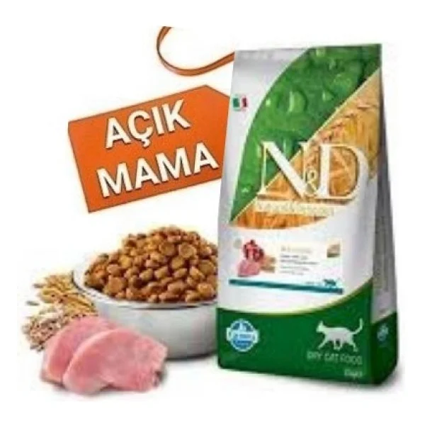 N&D Ocean Düşük Tahıllı Kısırlaştırılmış Somonlu Ve Portakallı 1 Kg Kedi Maması - Açık Paket - Görsel 2