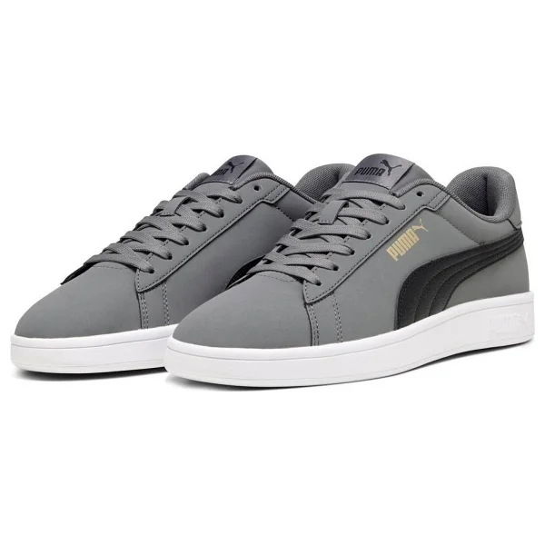 Puma Smash 3.0 Buck 392336-02 Gri Spor Ayakkabı - Görsel 5