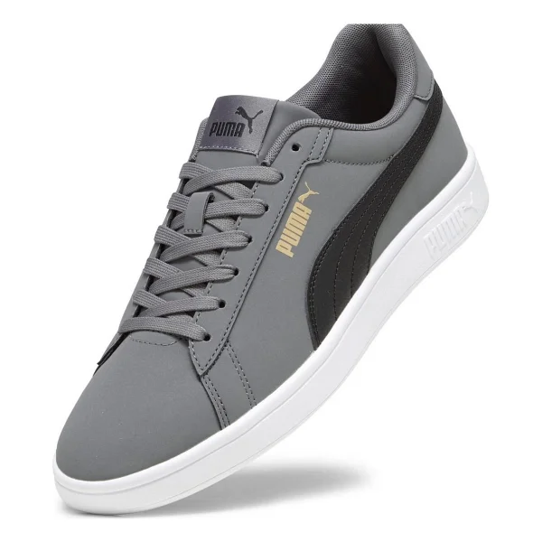 Puma Smash 3.0 Buck 392336-02 Gri Spor Ayakkabı - Görsel 9