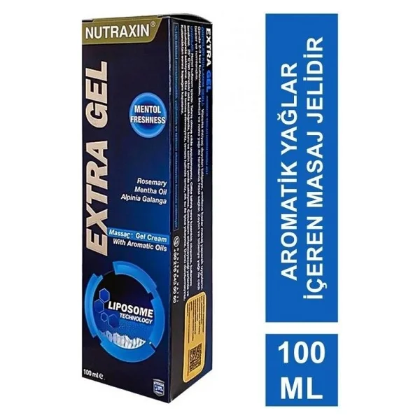 Nutraxin Extra Gel Masaj Kremi 100 Ml - Görsel 8