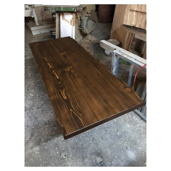Bintaş Mobilya Kütük Mutfak Tezgahı Koyu Ceviz 150x60.Cm - Görsel 2