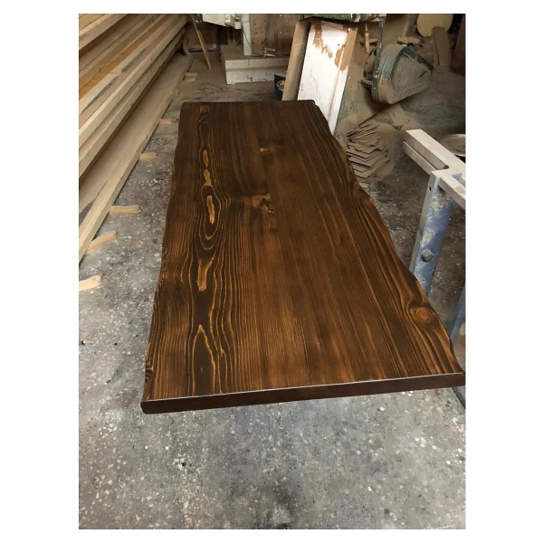 Bintaş Mobilya Kütük Mutfak Tezgahı Koyu Ceviz 150x60.Cm - Görsel 4