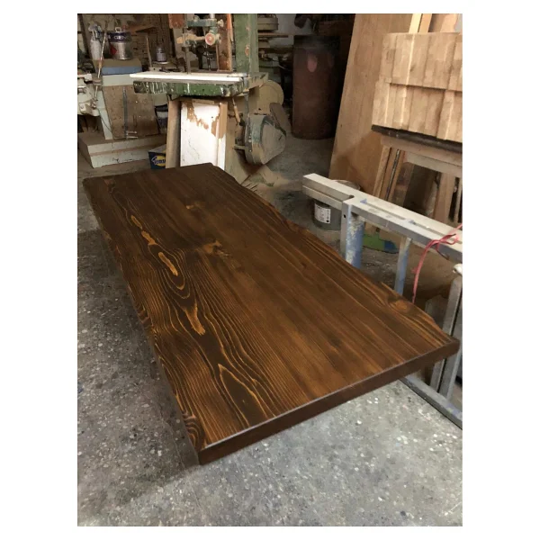 Bintaş Mobilya Kütük Mutfak Tezgahı Koyu Ceviz 150x60.Cm - Görsel 5