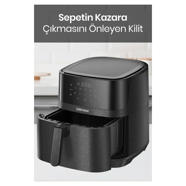 Goldmaster Palmi Gm8407 7 Lt Yağsız Fritöz - Görsel 7