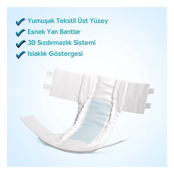 Joly Yetişkin Hasta Bezi X-Large 30 Adet - XL - Görsel 3
