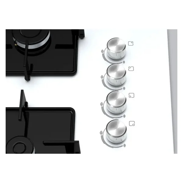 Bosch POH7C2O12O 67 cm Beyaz Cam Ankastre Ocak - Görsel 4