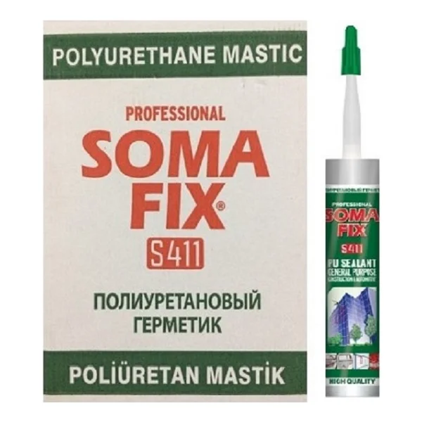 Somafix 280 Ml Beyaz Poliüretan Mastik Dış Cephe Oto Cam Kaporta Pu Mastik Yapıştırıcısı - Pu Mastik/Beyaz - Görsel 2
