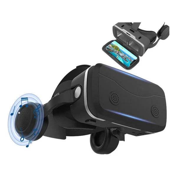 Vr Shınecon Scg15e Sanal Gerçeklik Gözlükleri 4.7-7 Inç Cep Telefonları Için Stereo Kulaklıklı - Siyah - Görsel 3