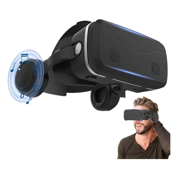 Vr Shınecon Scg15e Sanal Gerçeklik Gözlükleri 4.7-7 Inç Cep Telefonları Için Stereo Kulaklıklı - Siyah - Görsel 4