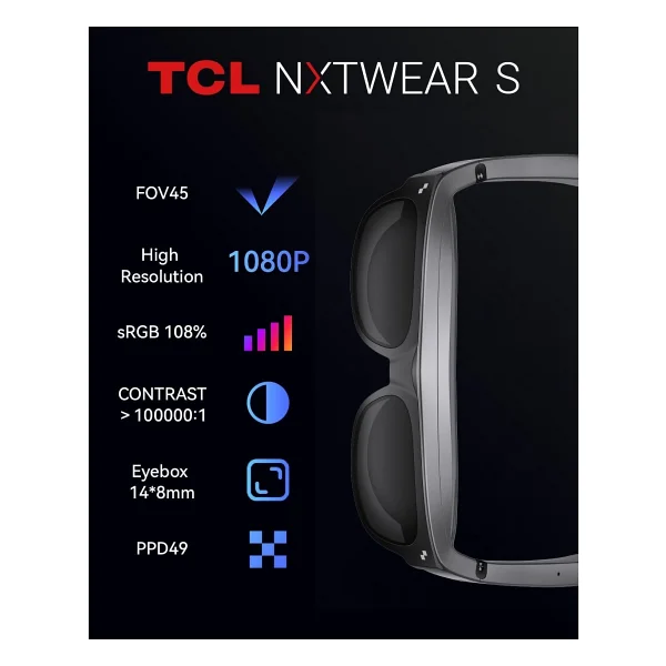 Tcl Rayneo Nxtwear S Artırılmış Gerçeklik Gözlüğü - Görsel 2