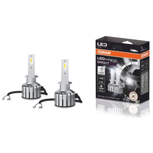 Osram H1 LED Xenon Kit Ledriving Hl Brıght%300 Fazla Işık / 4 Yıl Garantili 12v (2 Adet Far Için) - Görsel 5