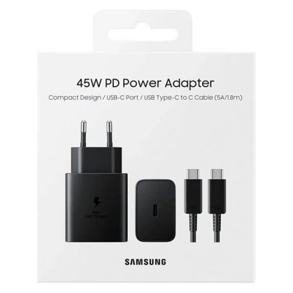 Samsung Ep-T4510x 45 W Type-C Kablolu Hızlı Şarj Aleti - Görsel 2