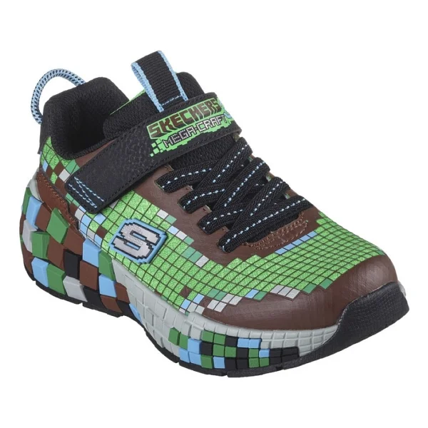 Skechers Mega-Craft 3.0 402182l Brmt Kahverengi-Yeşil Erkek Çocuk Spor Ayakkabı - Görsel 4