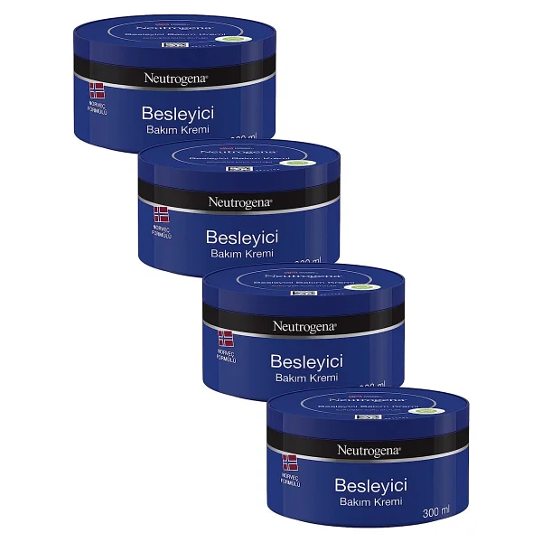 Neutrogena Norveç Formülü Besleyici Bakım Kremi 300 ml 4 Adet