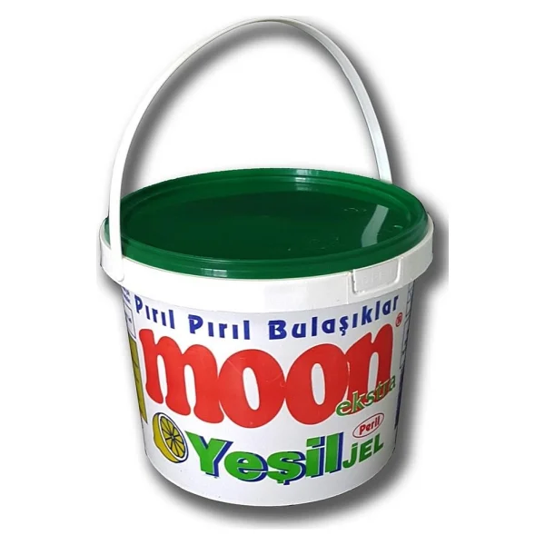 Moon Limon Kokulu Yeşil Elde Bulaşık Jeli Jel Deterjan 9 Kg. Bidon - 10 Lt - Görsel 4
