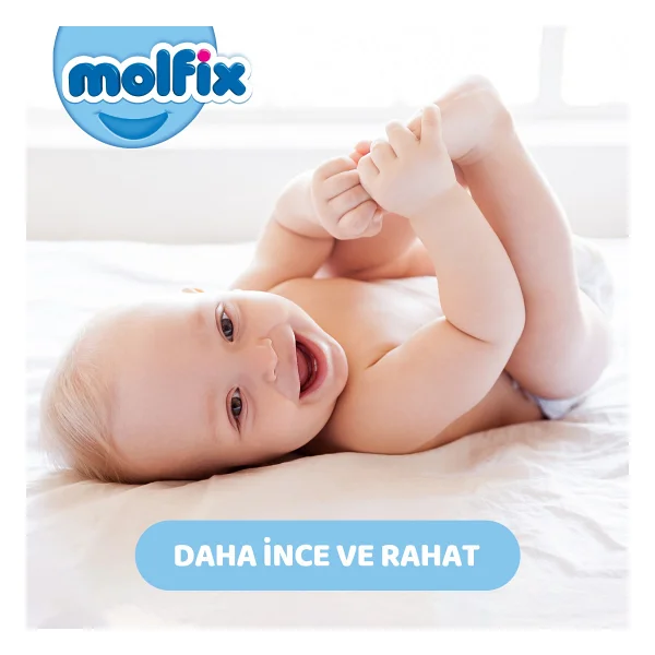 Molfix 3 Numara Midi 108'li 2 Adet Bebek Bezi - Görsel 6