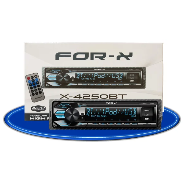 For-X X-4250bt 4x60 W Oto Teyp - Görsel 4