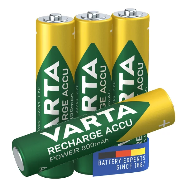 Varta 800mah Aaa Şarj Edilebilir 4'lü Pil - 4 Adet - Görsel 2