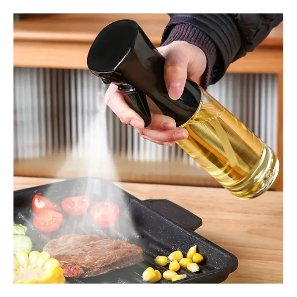 Emdeco Beyaz Sprey Cam Yağlık Yağdanlık Airfryer Fritöz Yağ Püskürtücü Fısfıs 225 Ml - Görsel 5