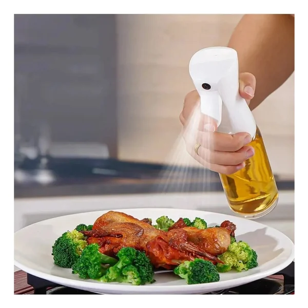 Emdeco Beyaz Sprey Cam Yağlık Yağdanlık Airfryer Fritöz Yağ Püskürtücü Fısfıs 225 Ml - Görsel 6