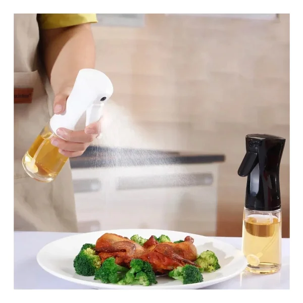 Emdeco Beyaz Sprey Cam Yağlık Yağdanlık Airfryer Fritöz Yağ Püskürtücü Fısfıs 225 Ml - Görsel 2