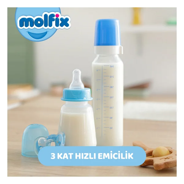Molfix 5 Numara Junior 78'li 2 Adet Bebek Bezi - Görsel 4
