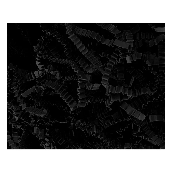 Roco Paper Co. Zigzag Kırpık Kağıt - Siyah - 250gr Kutu Içi Süsleme - Kırpıntı Zigzag Z Kağıt - Görsel 4