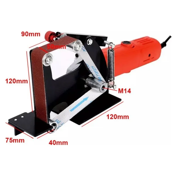 Rox Wood 0029 Taşlama Motoru Takılan Şerit Bant Zımpara Sehpası - Görsel 5