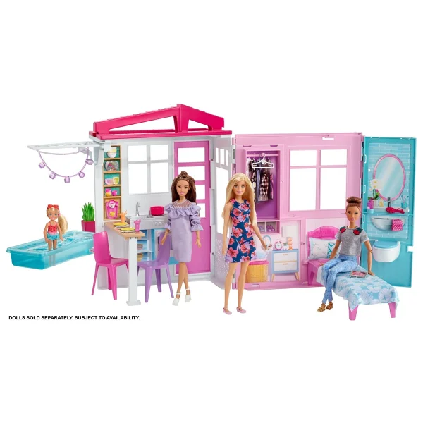 Barbie'nin Taşınabilir Yeni Portatif Evi Fxg54 - Görsel 5