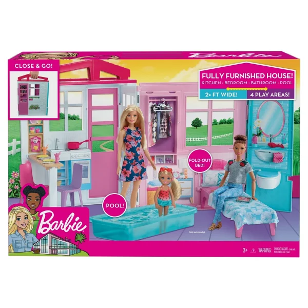 Barbie'nin Taşınabilir Yeni Portatif Evi Fxg54 - Görsel 7
