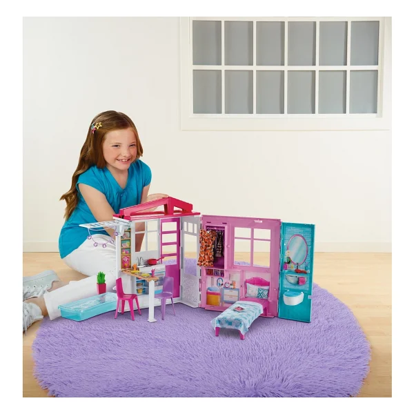 Barbie'nin Taşınabilir Yeni Portatif Evi Fxg54 - Görsel 10