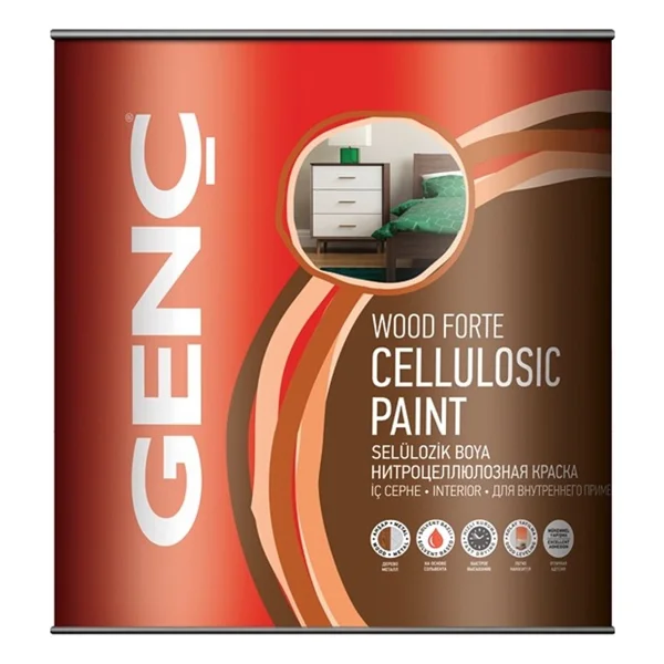 Genç Selülozik Parlak 0.75 Lt Ahşap Boyası - Görsel 10