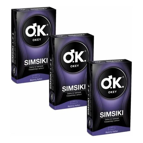 Okey Sımsıkı 10'lu 3 Adet Prezervatif - Görsel 3