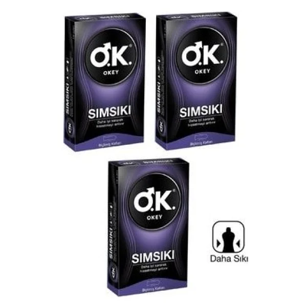 Okey Sımsıkı 10'lu 3 Adet Prezervatif - Görsel 2