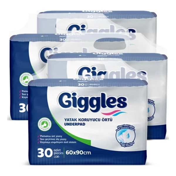 Giggles 60x90 Cm 30'lu 4 Adet Yatak Koruyucu Örtü - Görsel 5