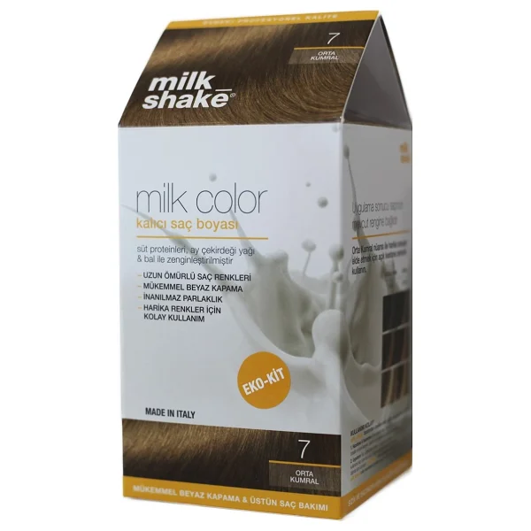 Milk Shake Milk Color Kalıcı 7 Orta Kumral Saç Boyası - Görsel 5