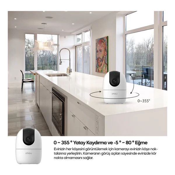 Imou Ranger 2 IPC-A22EP 2 MP 3.6mm İç Ortam IR Güvenlik Kamerası - Görsel 3