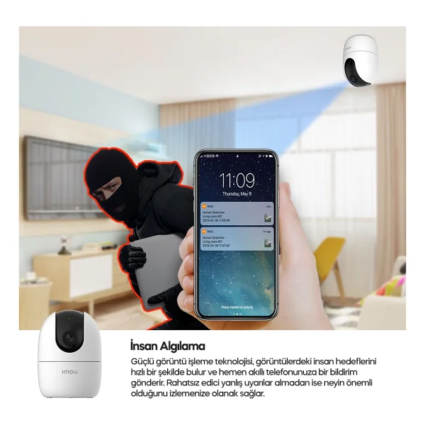 Imou Ranger 2 IPC-A22EP 2 MP 3.6mm İç Ortam IR Güvenlik Kamerası - Görsel 7