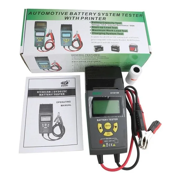 Duoyı Dy 3015b Termal Yazıcılı Akü Test Cihazı 12v - Görsel 3