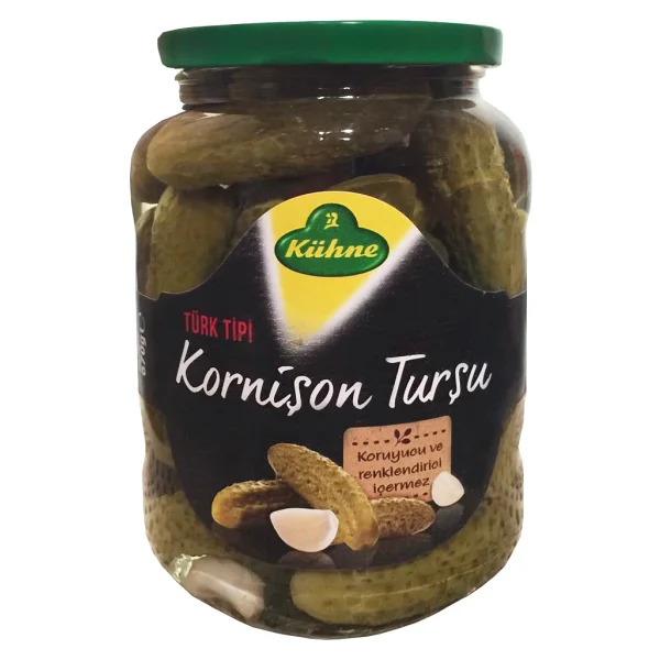 Kühne Türk Tipi Kornişon Turşusu 670 Gr / 720 Ml - Görsel 3