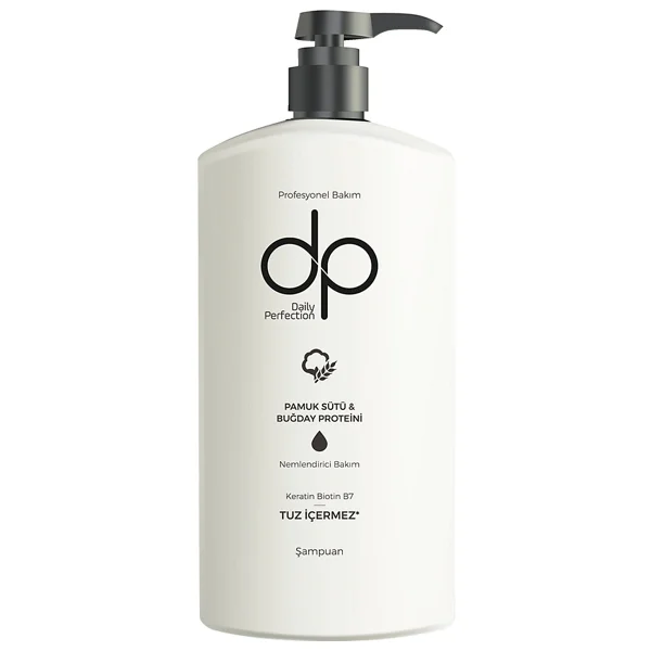 Dp Daily Perfection Pamuk Sütü Ve Buğday Proteini Tuzsuz Şampuan 800 Ml - Görsel 3