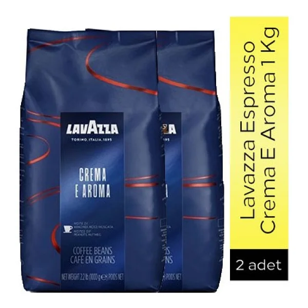Lavazza Crema E Aroma Espresso Çekirdek Kahve 1 Kg 2'li - Görsel 3