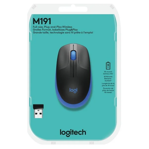 Logitech M191 Optik Kablosuz Mouse - Görsel 9
