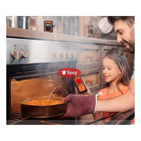 Thermopro Tp07s Kablosuz Saplamalı Gıda Termometresi - Görsel 4