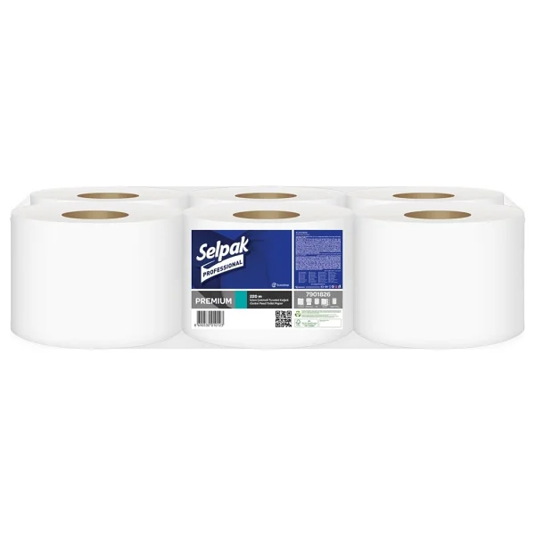 Selpak Professional Premium İçten Çekmeli 220 Mt 6'lı Tuvalet Kağıdı - Görsel 2