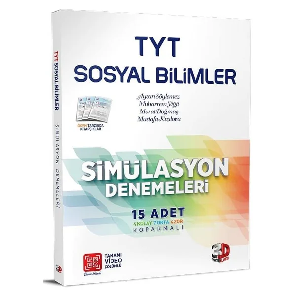3d Yayınları Tyt Sosyal Bilimler Simülasyon Denemeleri - Görsel 2