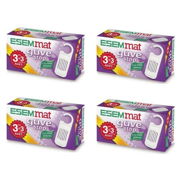 Esemmat Güve Stop 3 Askı + 3 Çekmece 4'lü - Görsel 2